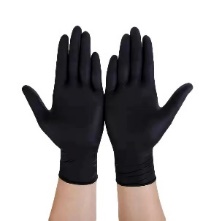 Gant noir 100 pièces